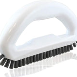 Grout Brush with Long Adjustable Handle, Swivel Scrub Brush