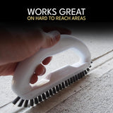 Grout Brush with Long Adjustable Handle, Swivel Scrub Brush