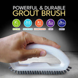 Grout Brush with Long Adjustable Handle, Swivel Scrub Brush